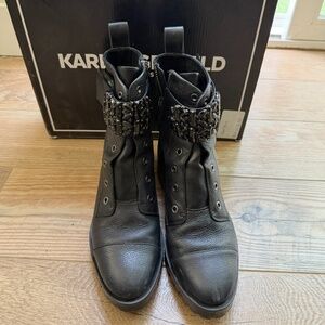 Karl Lagerfeld Pippa Boots Size 8